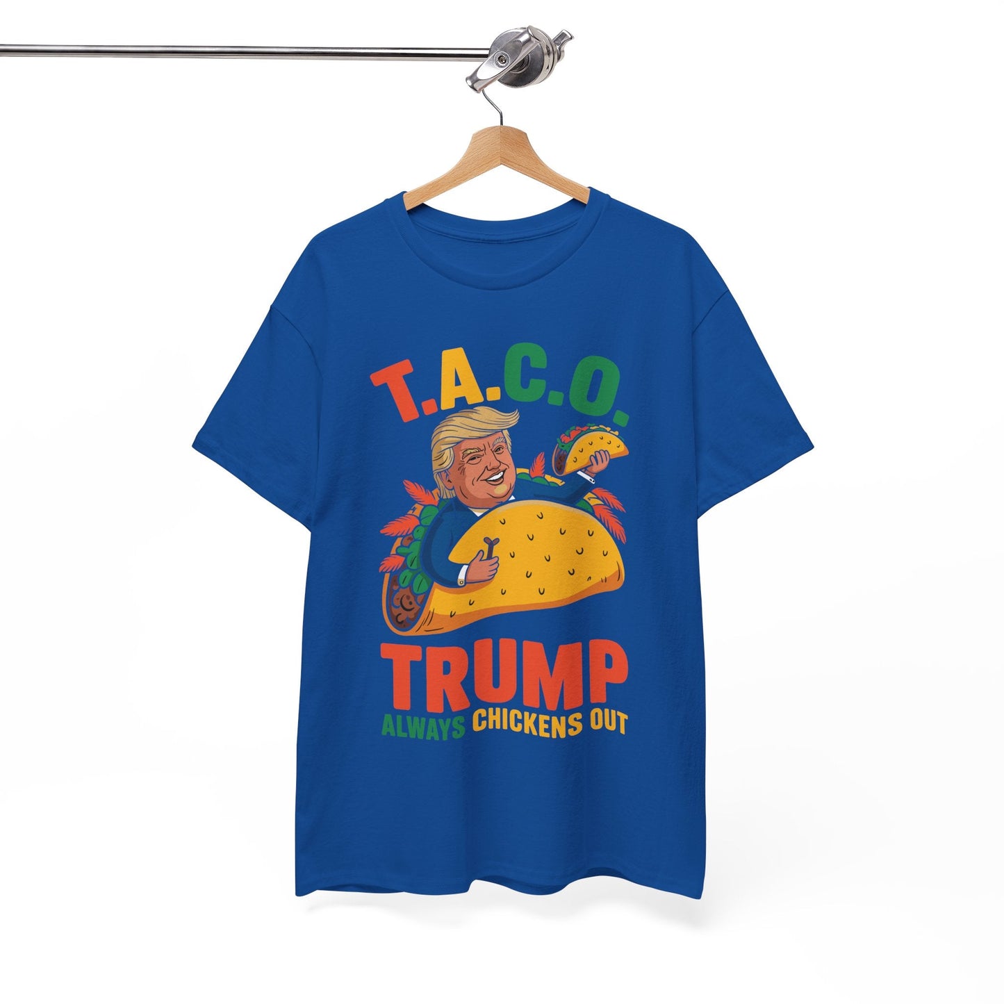 Funny Trump Taco Trump Always Chickens Out T-Shirt