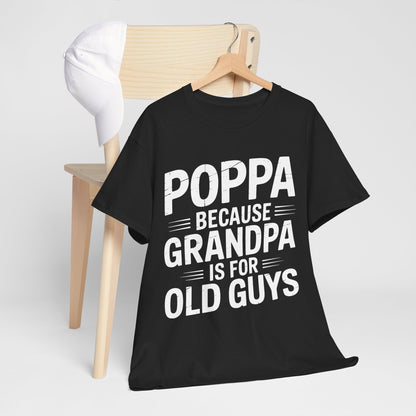 Poppa Grandpa From Grandkids Father's Day Poppa T-Shirt