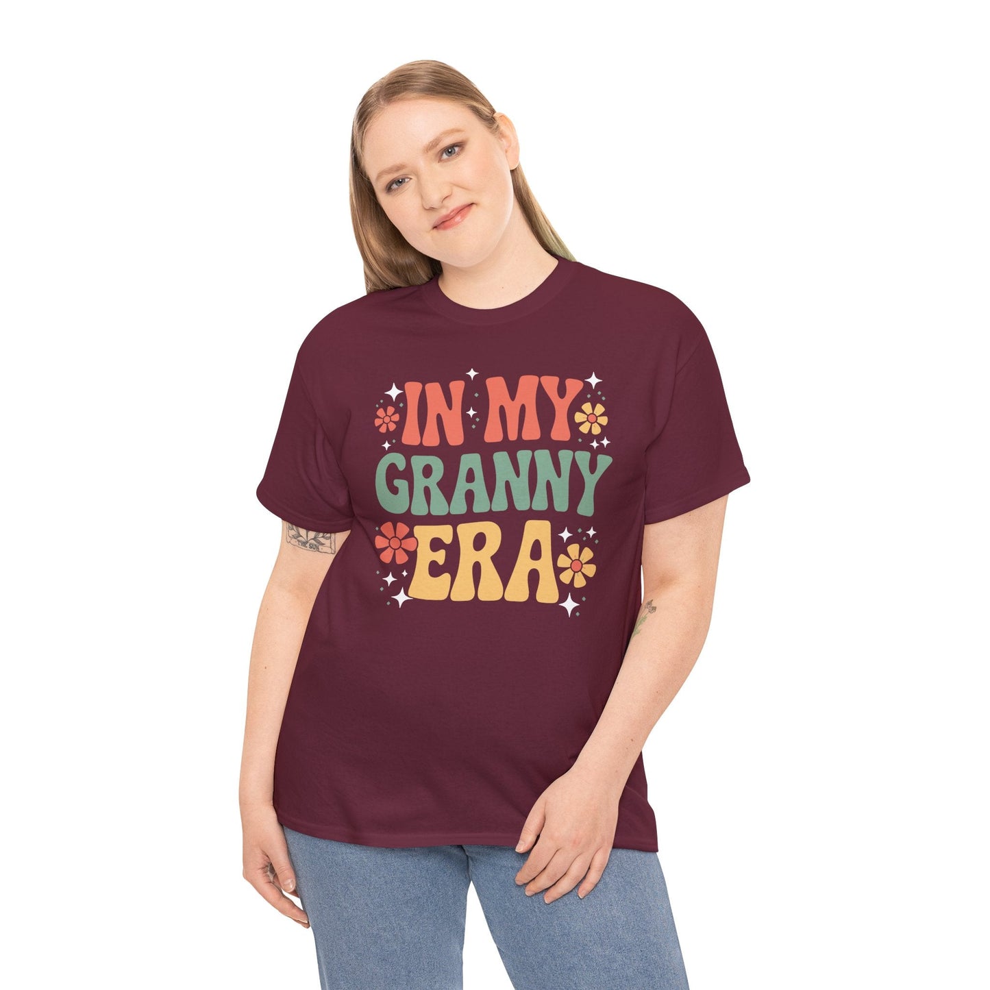 In My Granny Era Funny Sarcastic Groovy Retro Mothers Day T-Shirt
