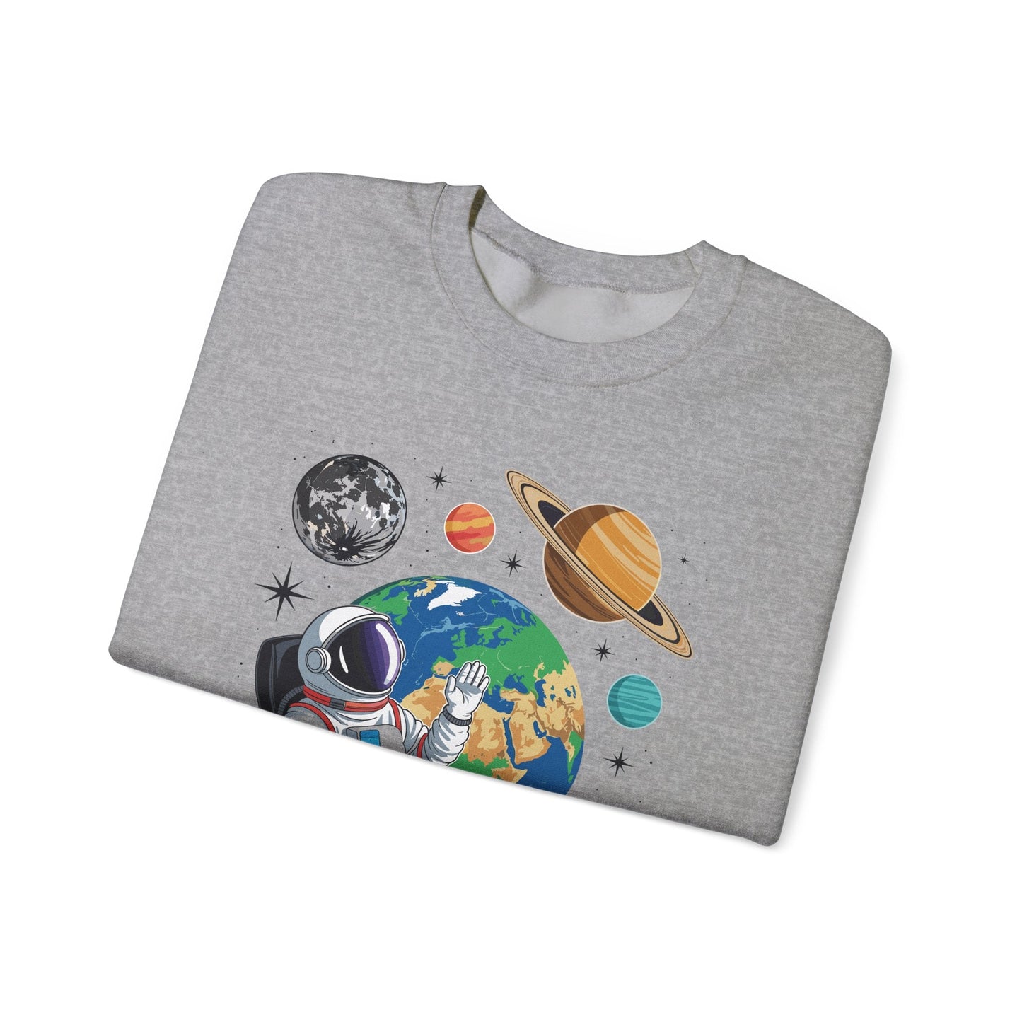 Astronaut Gamer Space Gaming System Planets Sweatshirt