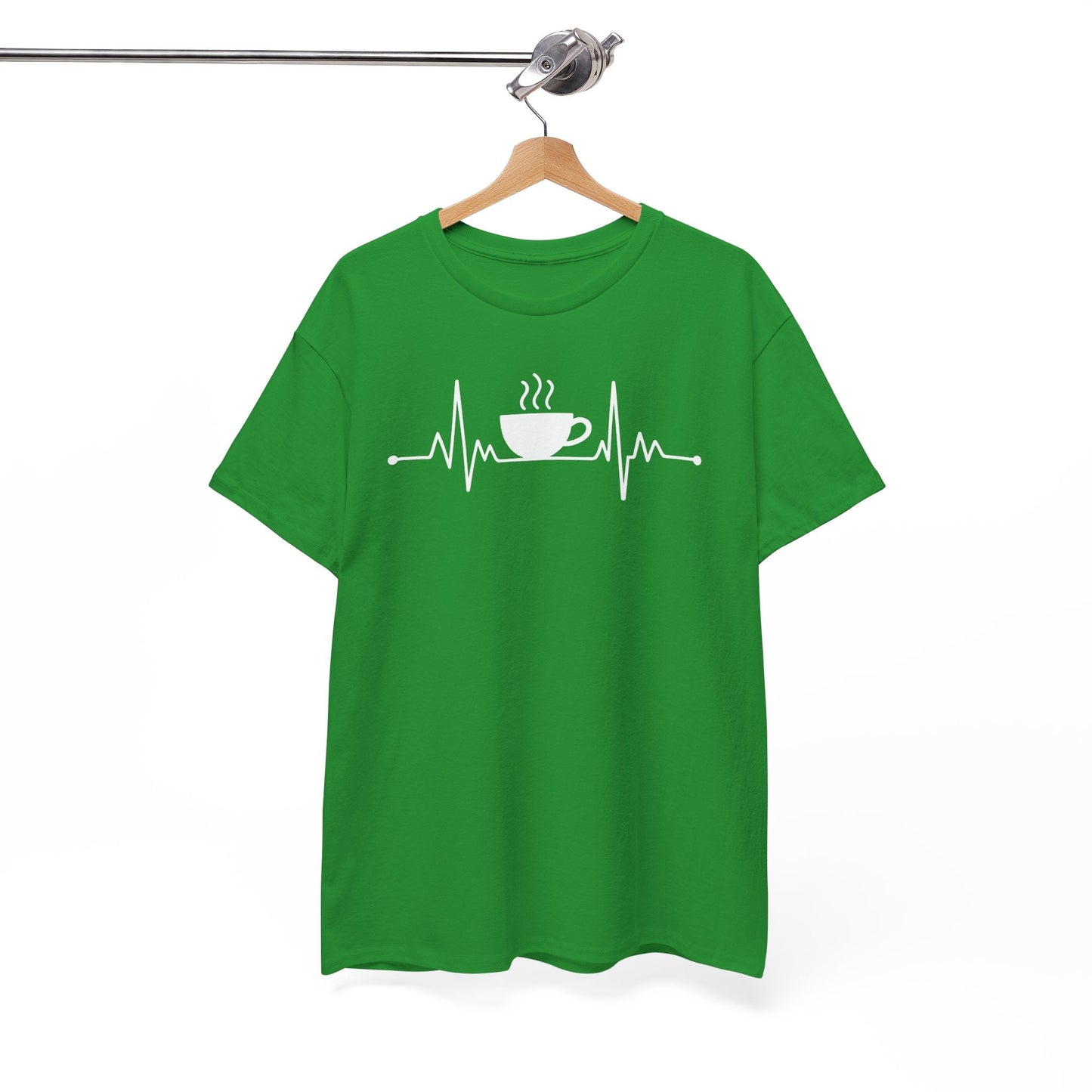 Coffee Heartbeat Drinking Coffee T-Shirt