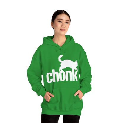 Chonk Cat Meme Funny Black Hoodie