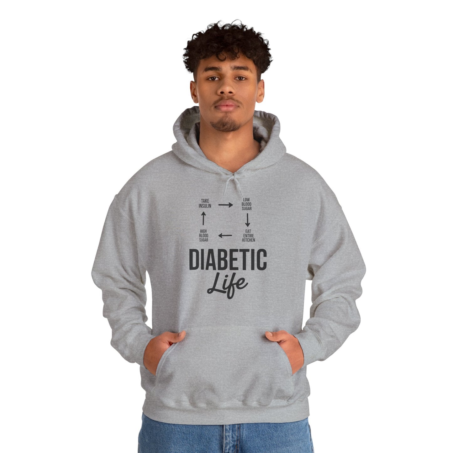 Funny Diabetic Type 1 Diabetes T1D Diabetes Awareness Hoodie
