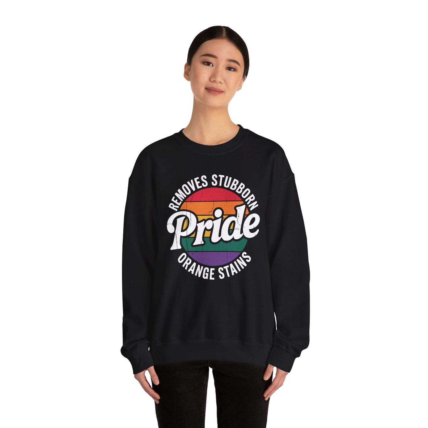 Resist Trump Remove Stubborn Orange Stains Pride Month LGBTQ Sweatshirt