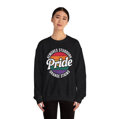 Resist Trump Remove Stubborn Orange Stains Pride Month LGBTQ Sweatshirt