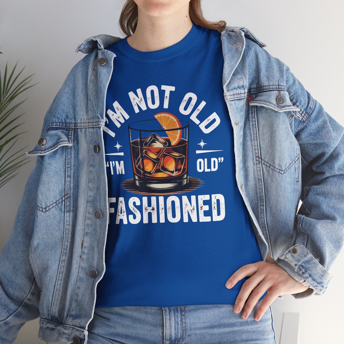 I'm Not Old I'm Old Fashioned Classic Whiskey Lover Vintage T-Shirt