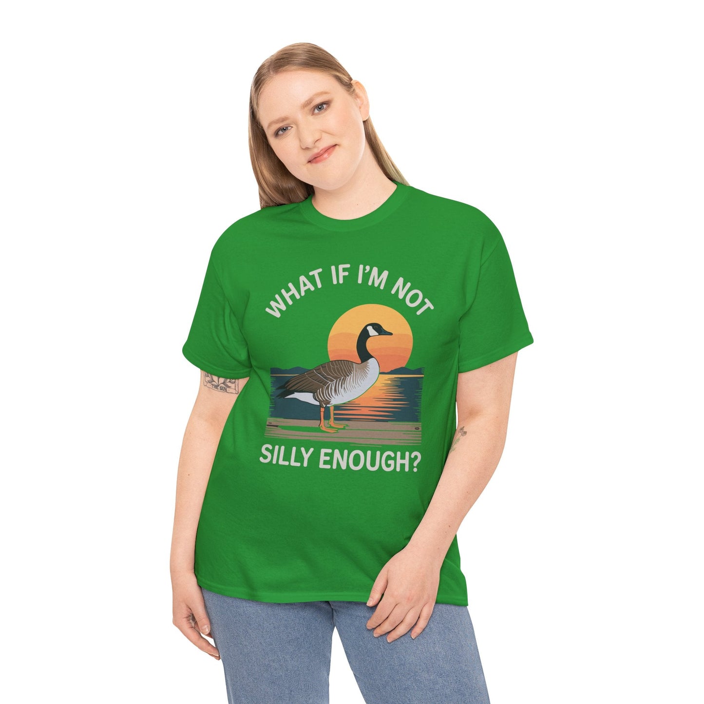 What If I'm Not Silly Enough Goose Duck FUNNY MEME Duck T-Shirt