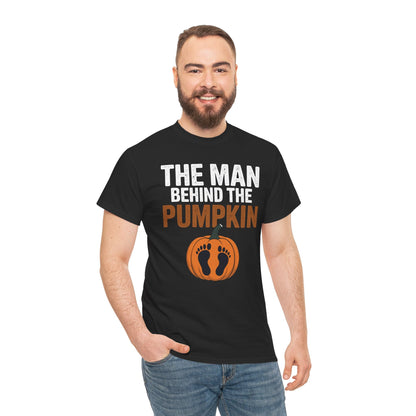 Pregnant Thanksgiving Costume for Dad Expecting Lil Pumpkin T-Shirt