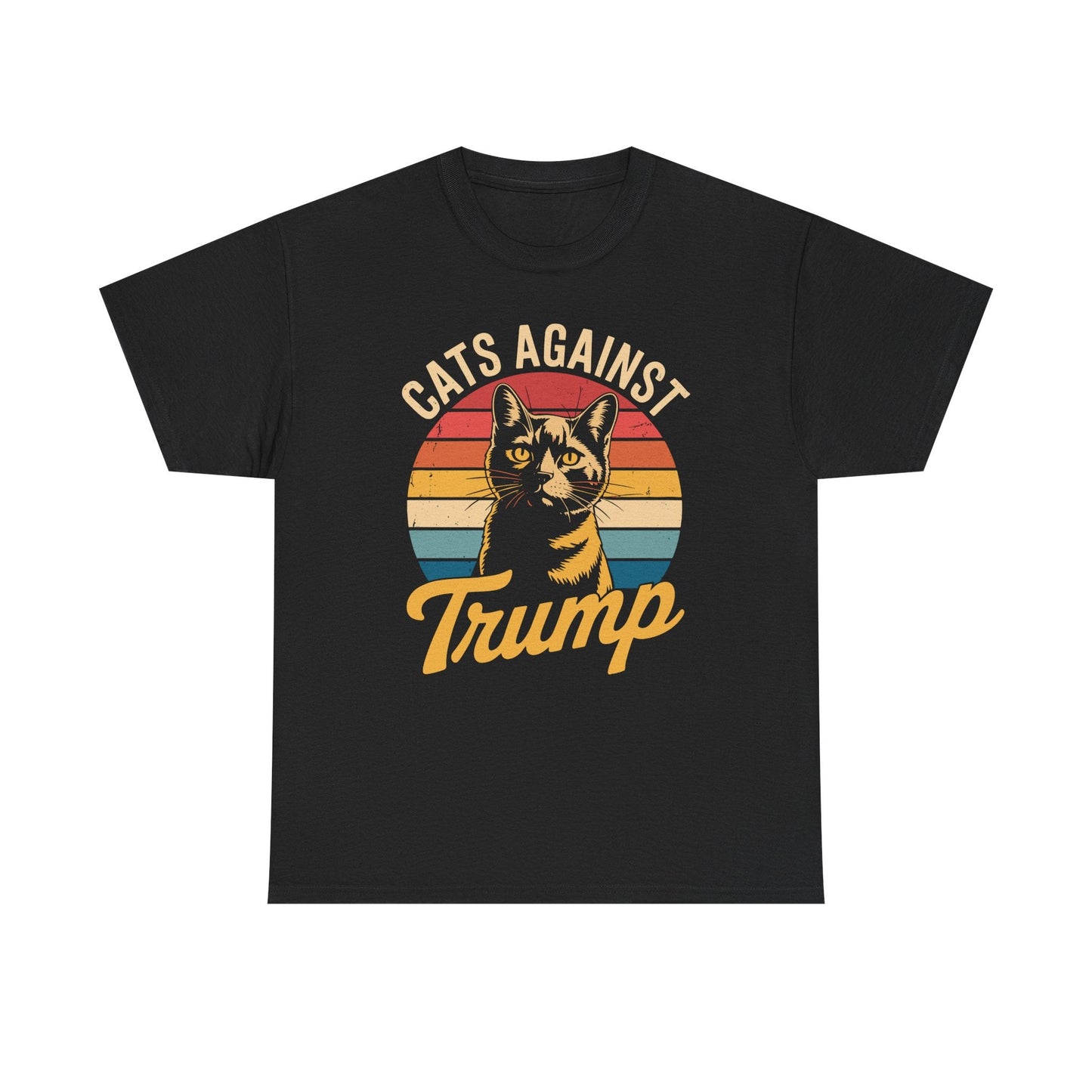 Cats Against Trump Funny Anti Trump Election Funny Cat T-Shirt