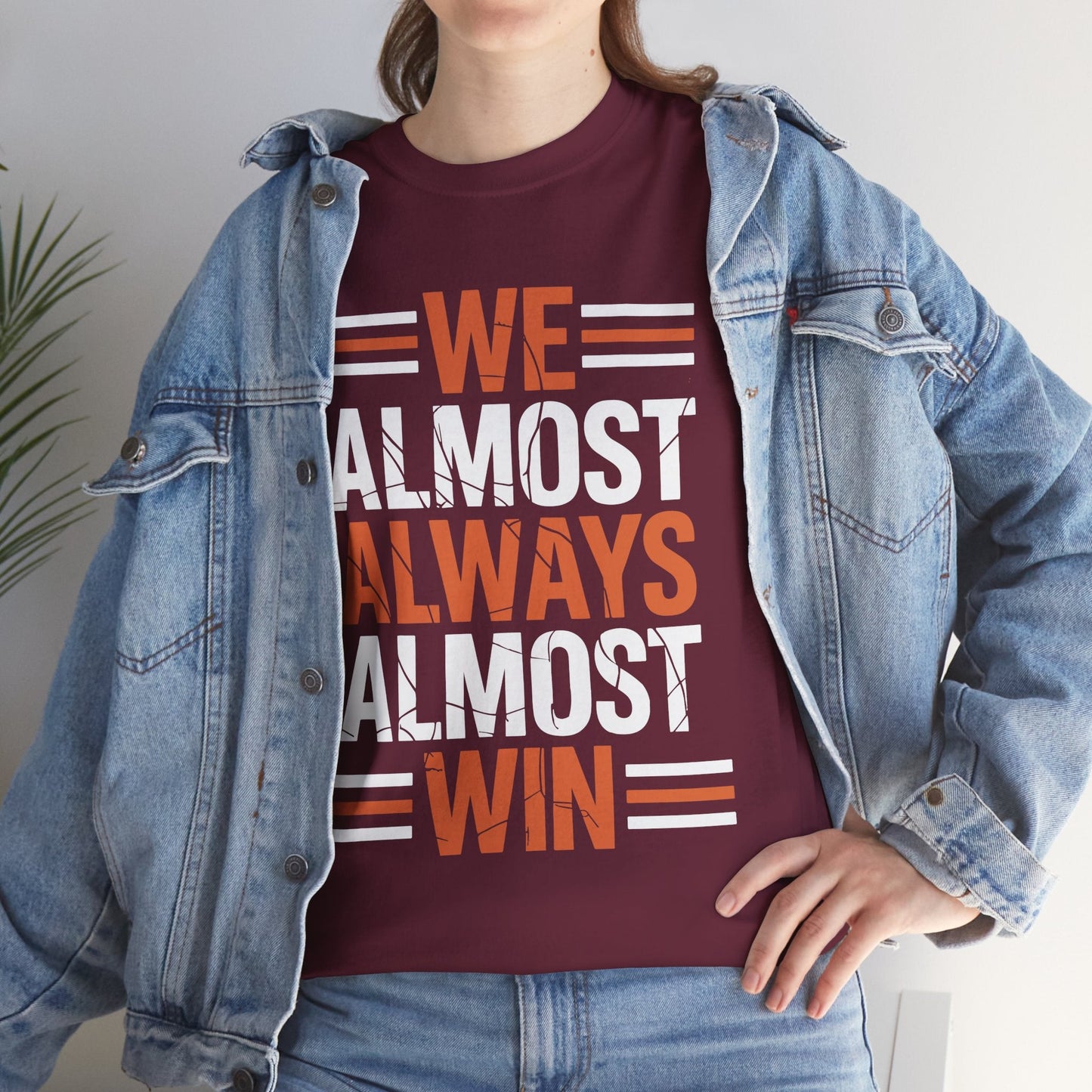Funny Cleveland Throwback We Almost Always Almost Win Football Fans Lovers T-Shirt