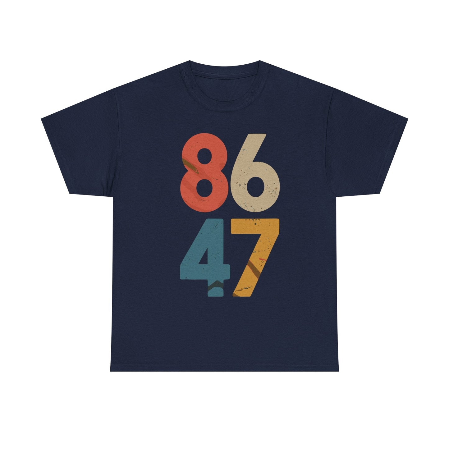 Classic Vintage 80s Style 86 47 Anti Trump T-Shirt