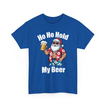 Funny Santa With Sunglasses And Beer Christmas in July T-Shirt