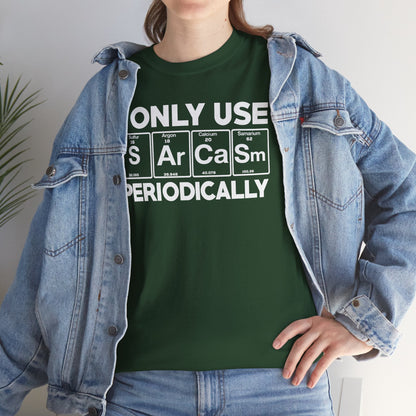 Sarcasm Periodic Table Element Weird Science Joke Gift T-Shirt