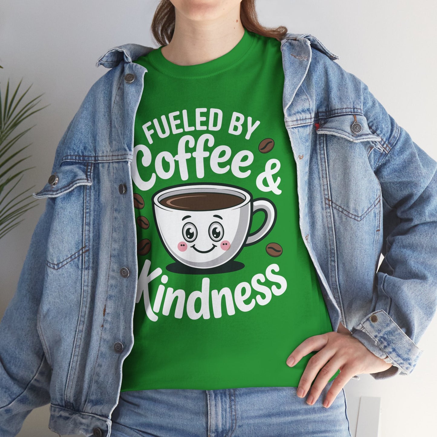 Funny Coffee Lover Fueled by Coffee And Kindness T-Shirt