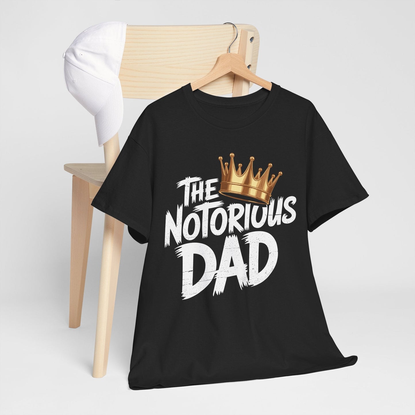 Old School Funny Hip Hop Fathers Day Notorious Dad T-Shirt
