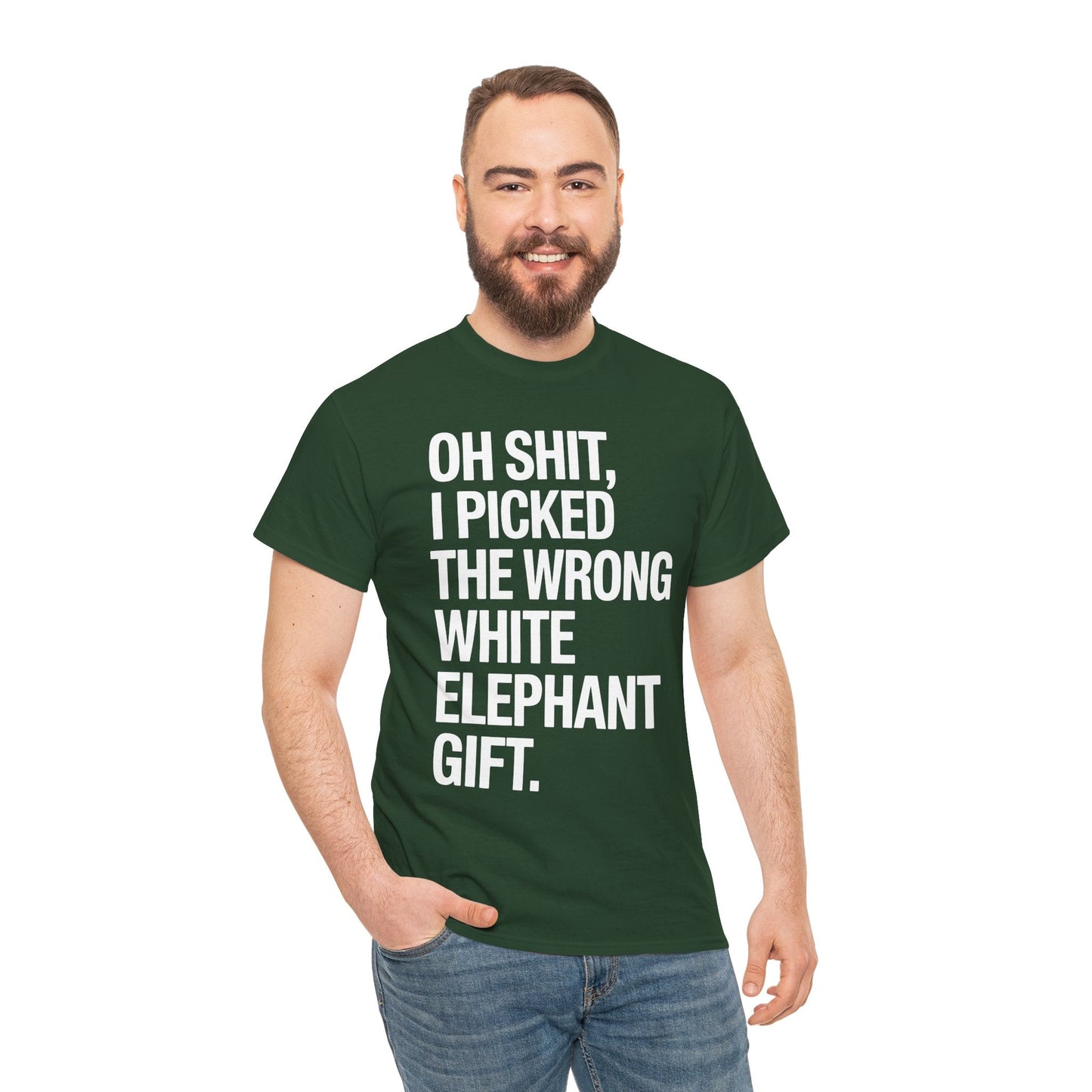 Oh Shit Funny White Elephant Gifts for Adults Under 15 20 T-Shirt