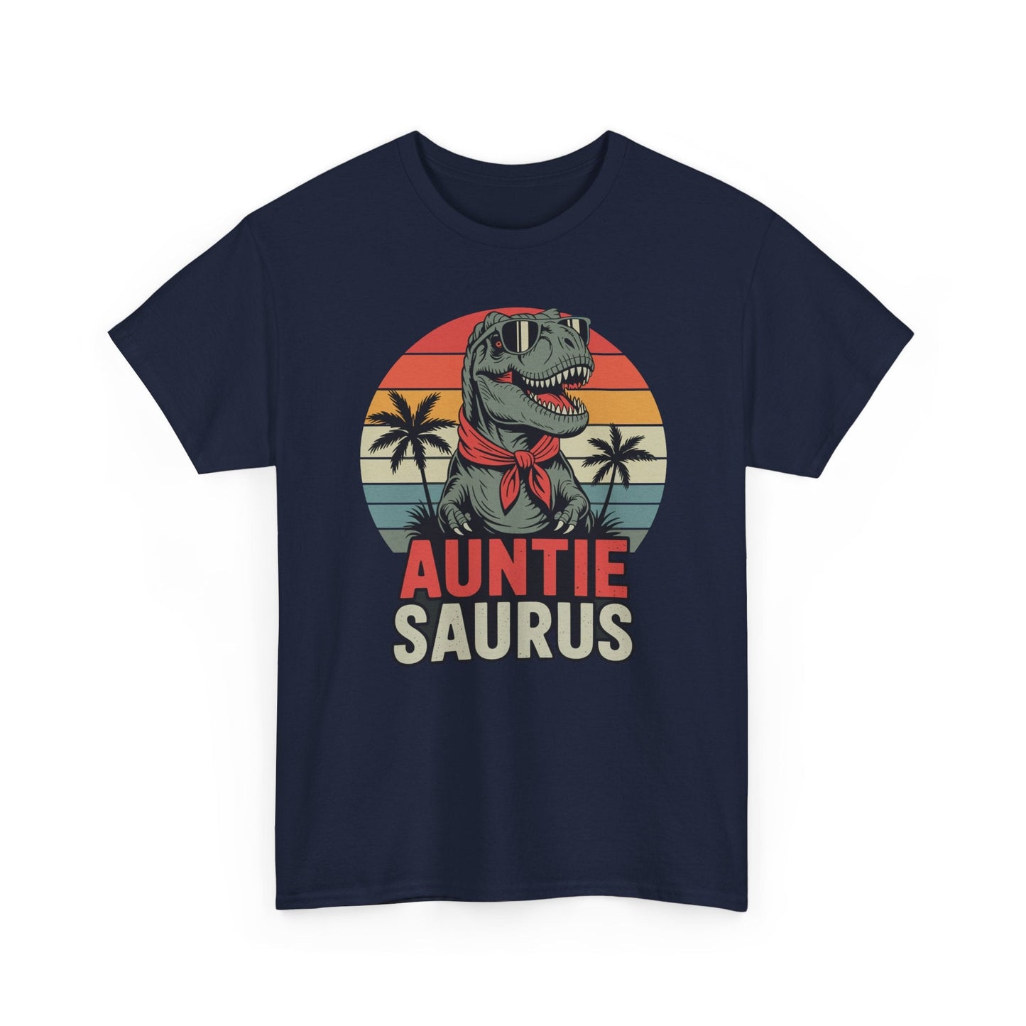 Auntiesaurus T Rex Dinosaur Auntie Saurus Family Matching T-Shirt