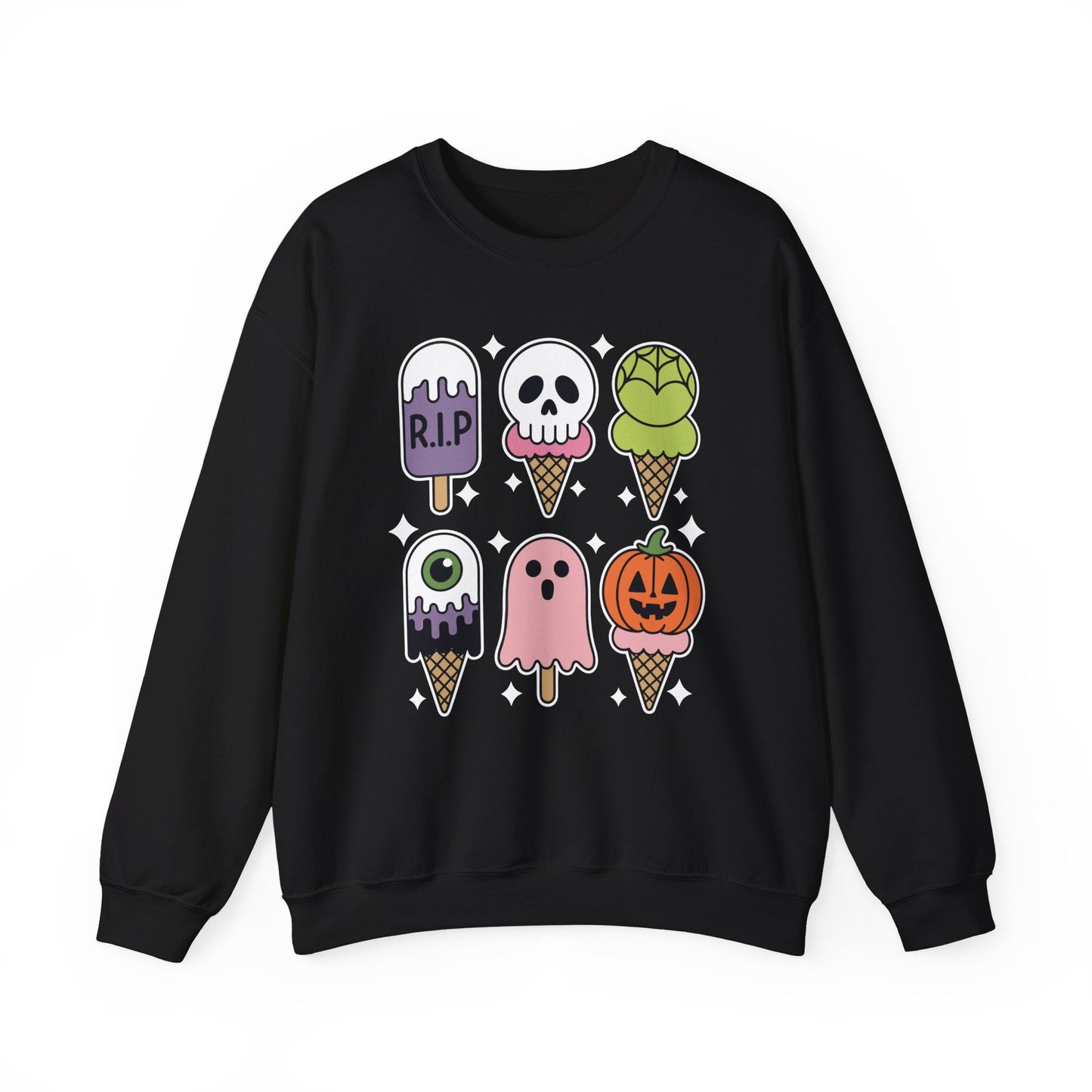 Horror Movie Summer Popsicle Halloween Ice Cream Summer-ween Sweatshirt for Men Women