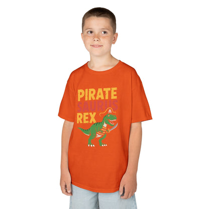 Pirate Saurus T-Rex Dinosaur Funny Halloween Costume Boys T-Shirt