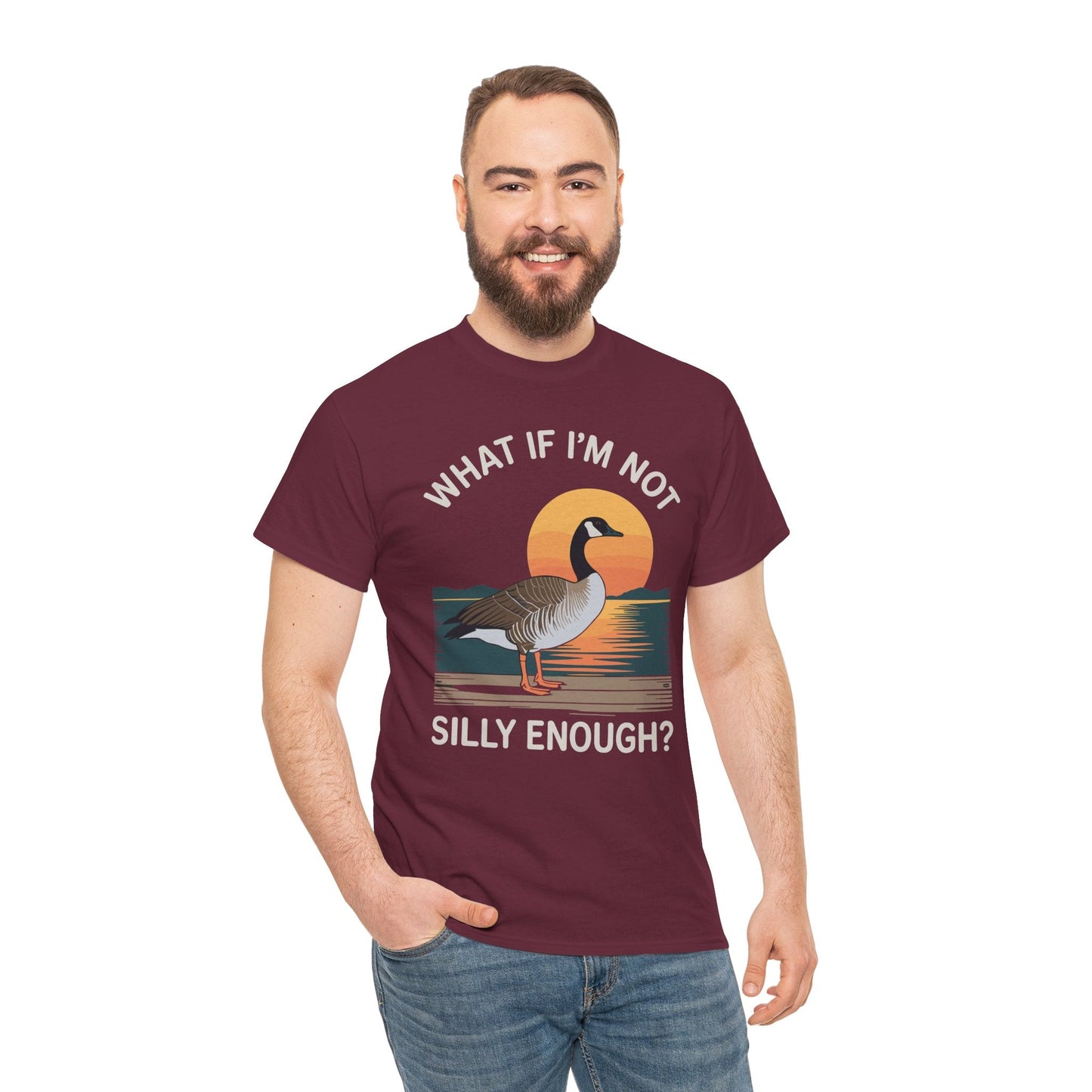What If I'm Not Silly Enough Goose Duck FUNNY MEME Duck T-Shirt