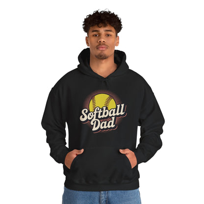 Funny Fathers Day Softball Dad Gift From Daughter Son Wife Hoodie