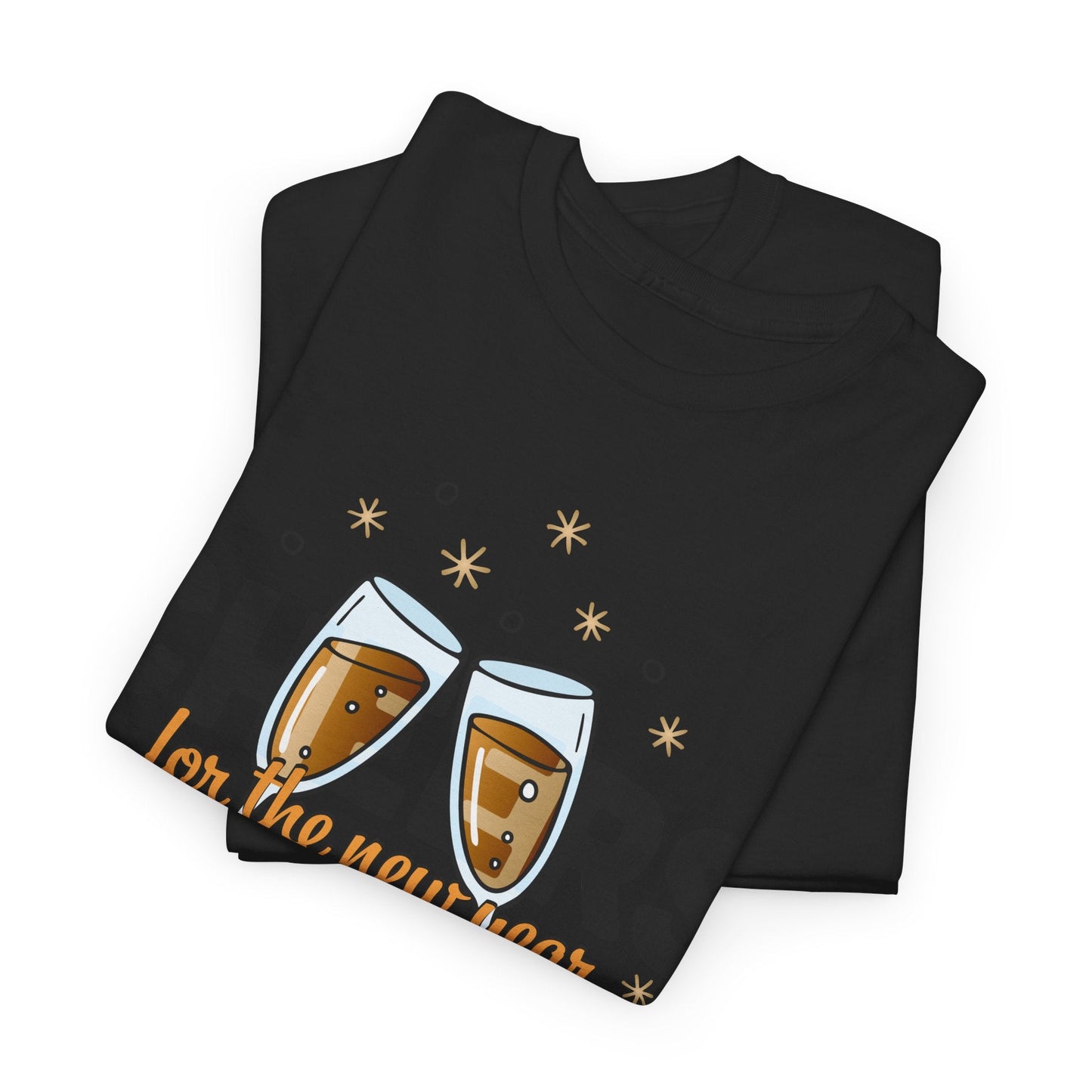 Happy New Year Cheers T-Shirt Festive New Year’s Eve Party Tee for Men and Women