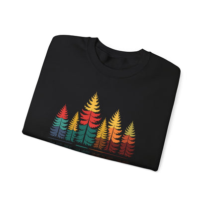 Nature Reflection Forest Trees Outdoor Wildlife Sweatshirt