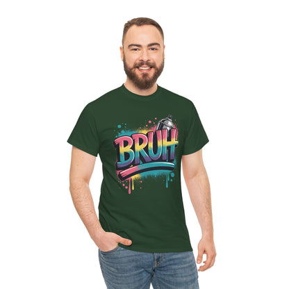 Bruh Graffiti Funny Saying Street Art Meme Men Boys T-Shirt