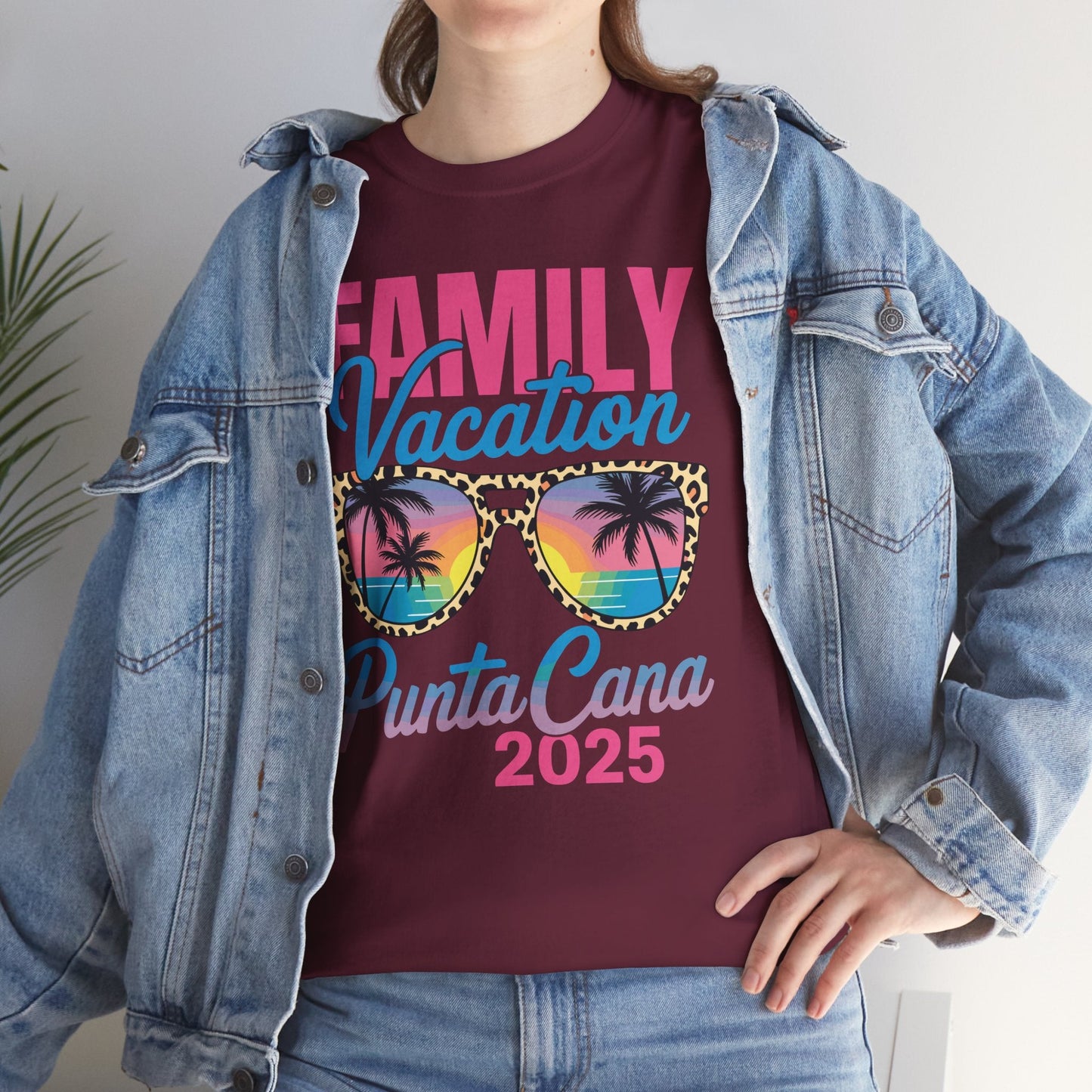 Family Vacation Punta Cana 2025 Matching Holiday Summer T-Shirt