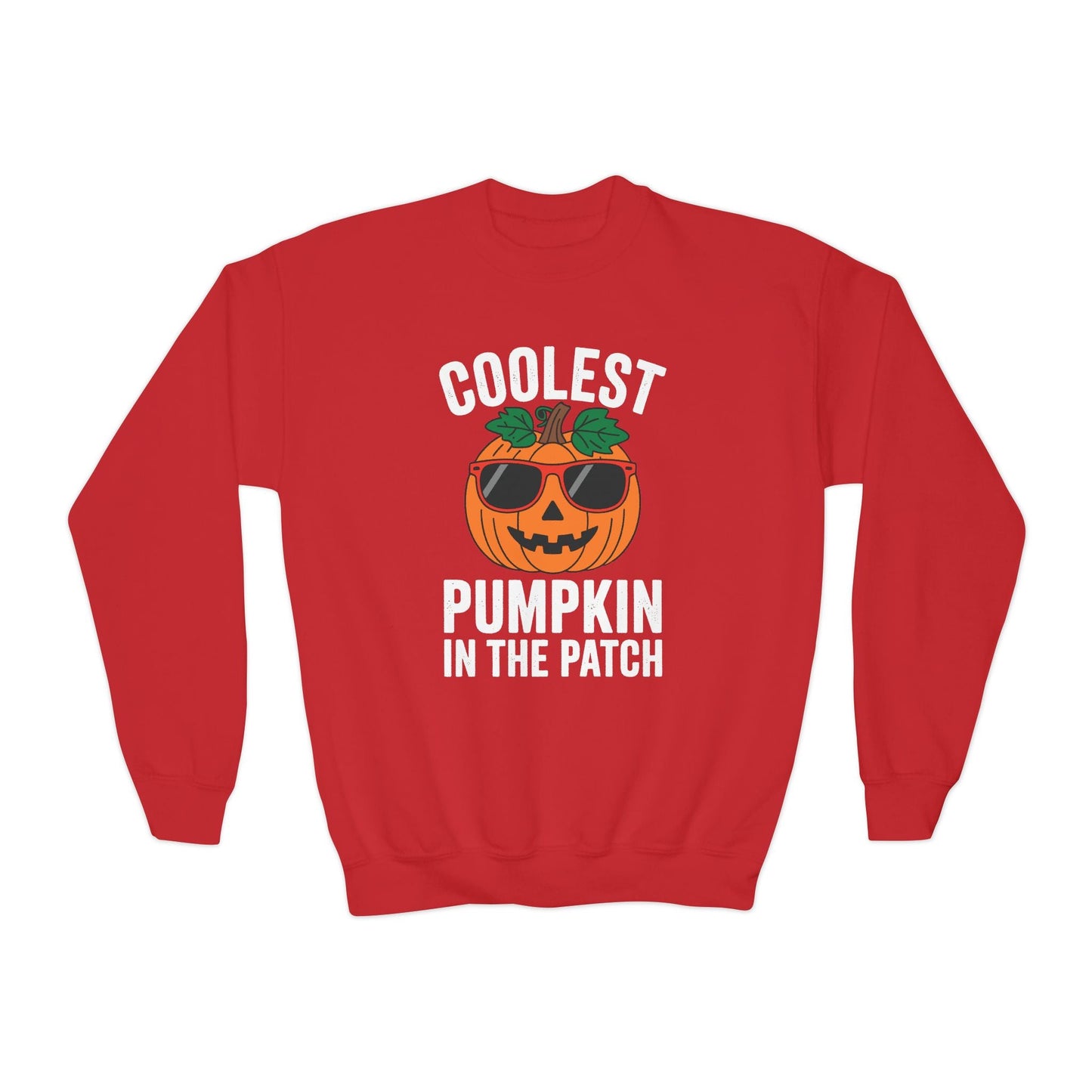 Kids Coolest Pumpkin In The Patch Halloween For Boys Girls Sweatshirt