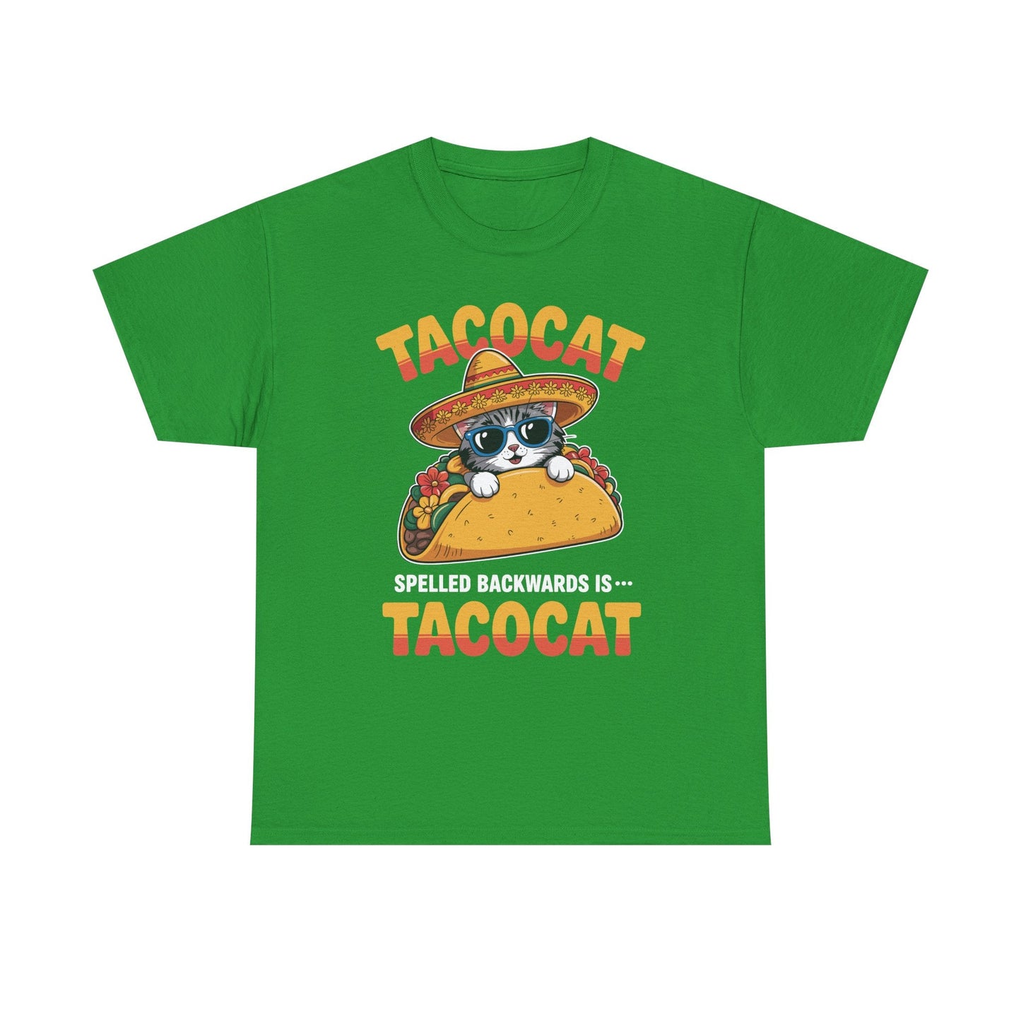 Tacocat Spelled Backwards Taco Cat Cinco De Mayo T-Shirt Men Women