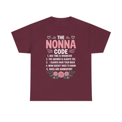 The A Nonna Code Funny Grandma Mothers Day Gifts T-Shirt