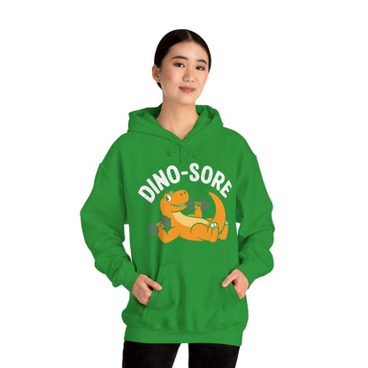 Gym Workout Dino Sore Exercise Fitness Boys Women Men Hoodie