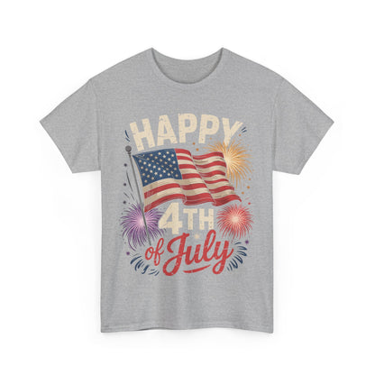 Happy 4th Of July Patriotic American US Flag 4th Of July T-Shirt