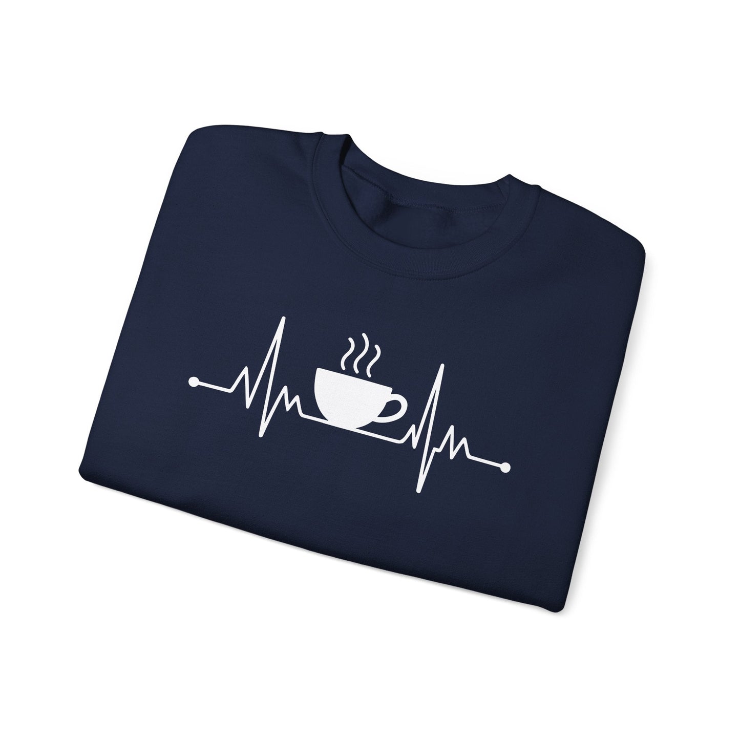 Coffee Heartbeat Drinking Coffee Sweatshirt