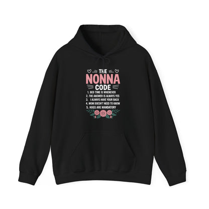 The A Nonna Code Funny Grandma Mothers Day Gifts Hoodie