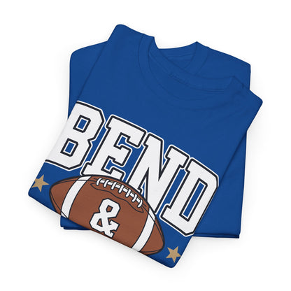 Funny Game Day Touchdown Season Cute Bend and Snap Football T-Shirt