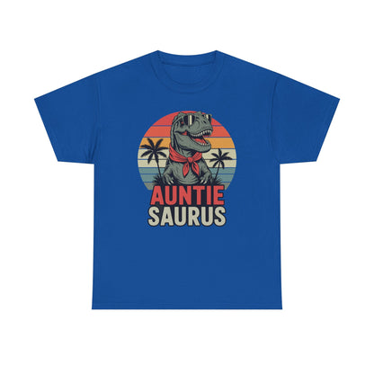 Auntiesaurus T Rex Dinosaur Auntie Saurus Family Matching T-Shirt