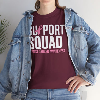 Breast Cancer Shirts Support Squad Breast Cancer Awareness T-Shirt