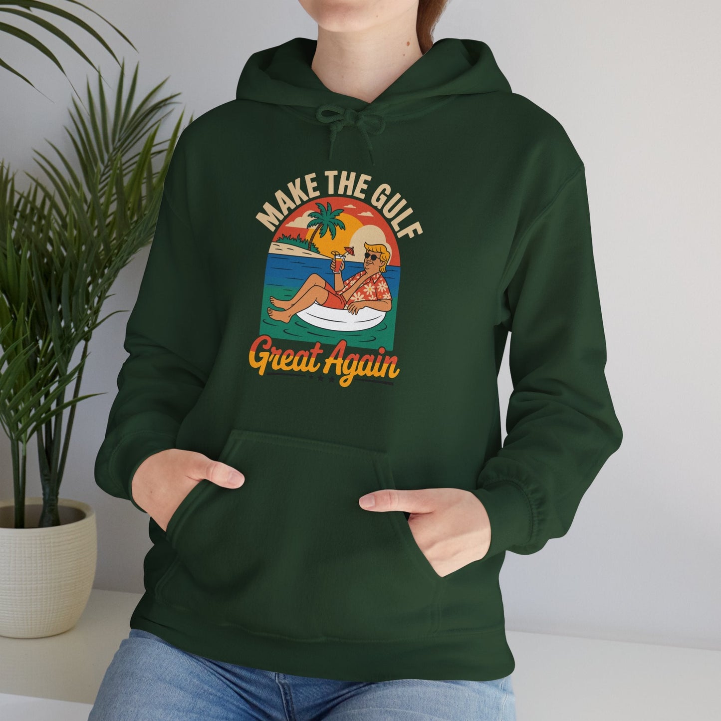 Funny Trump Make The Gulf Great Again Hoodie