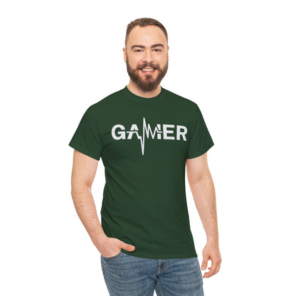 Gamer Heartbeat Video Games Graphic T-Shirt