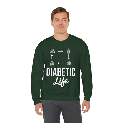 Funny Diabetic Type 1 Diabetes T1D Diabetes Awareness Sweatshirt