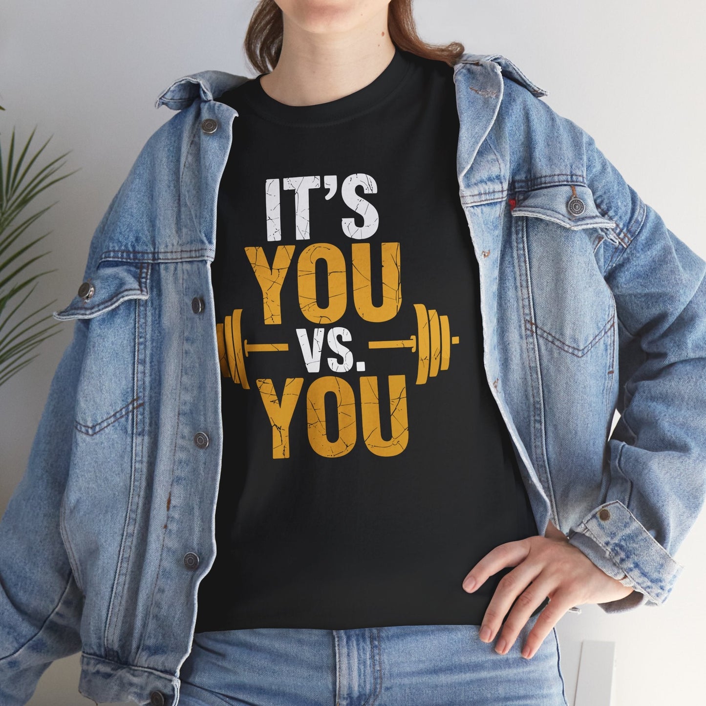 Its You Vs You Workout Gym Workout Motivation Fitness Men Women T-Shirt