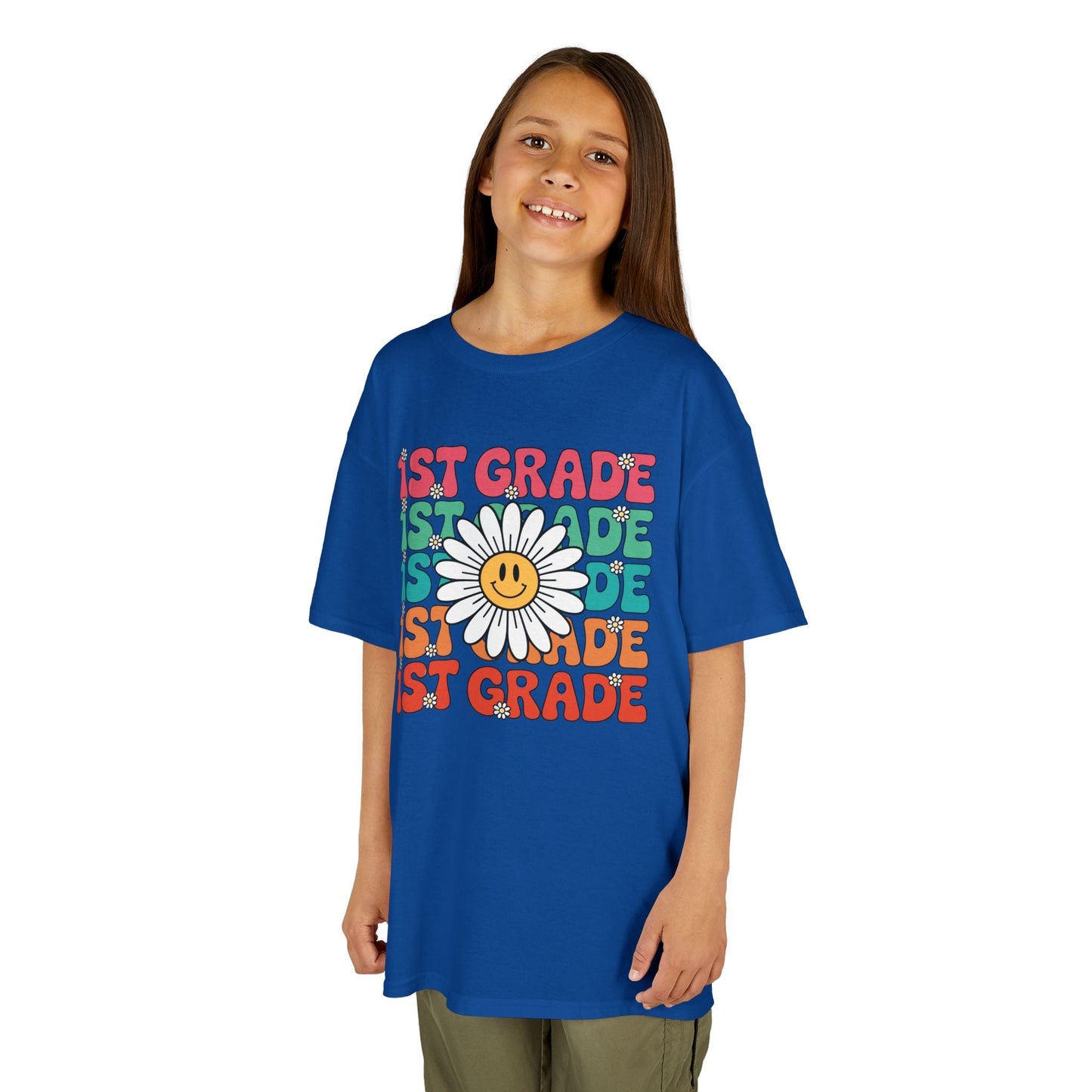 Groovy 1st Grade Back To School First Day of First Grade T-Shirt