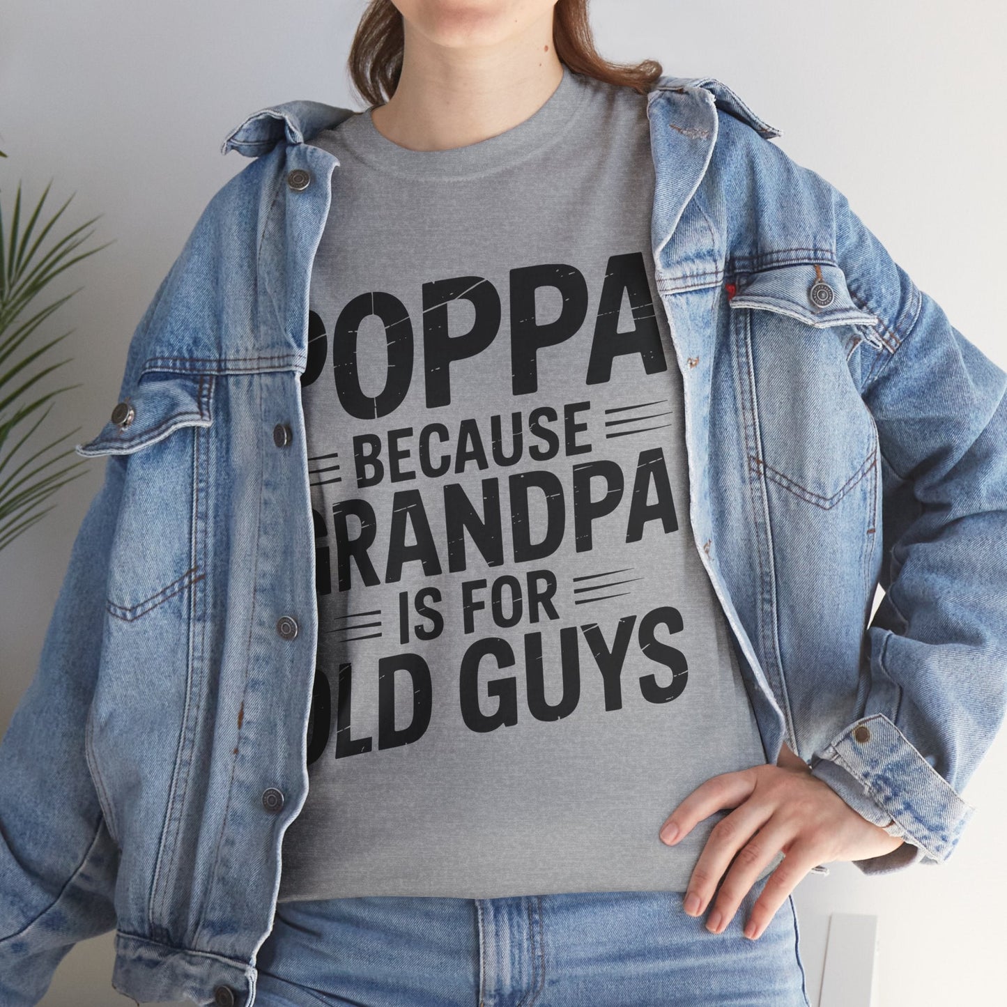 Poppa Grandpa From Grandkids Father's Day Poppa T-Shirt