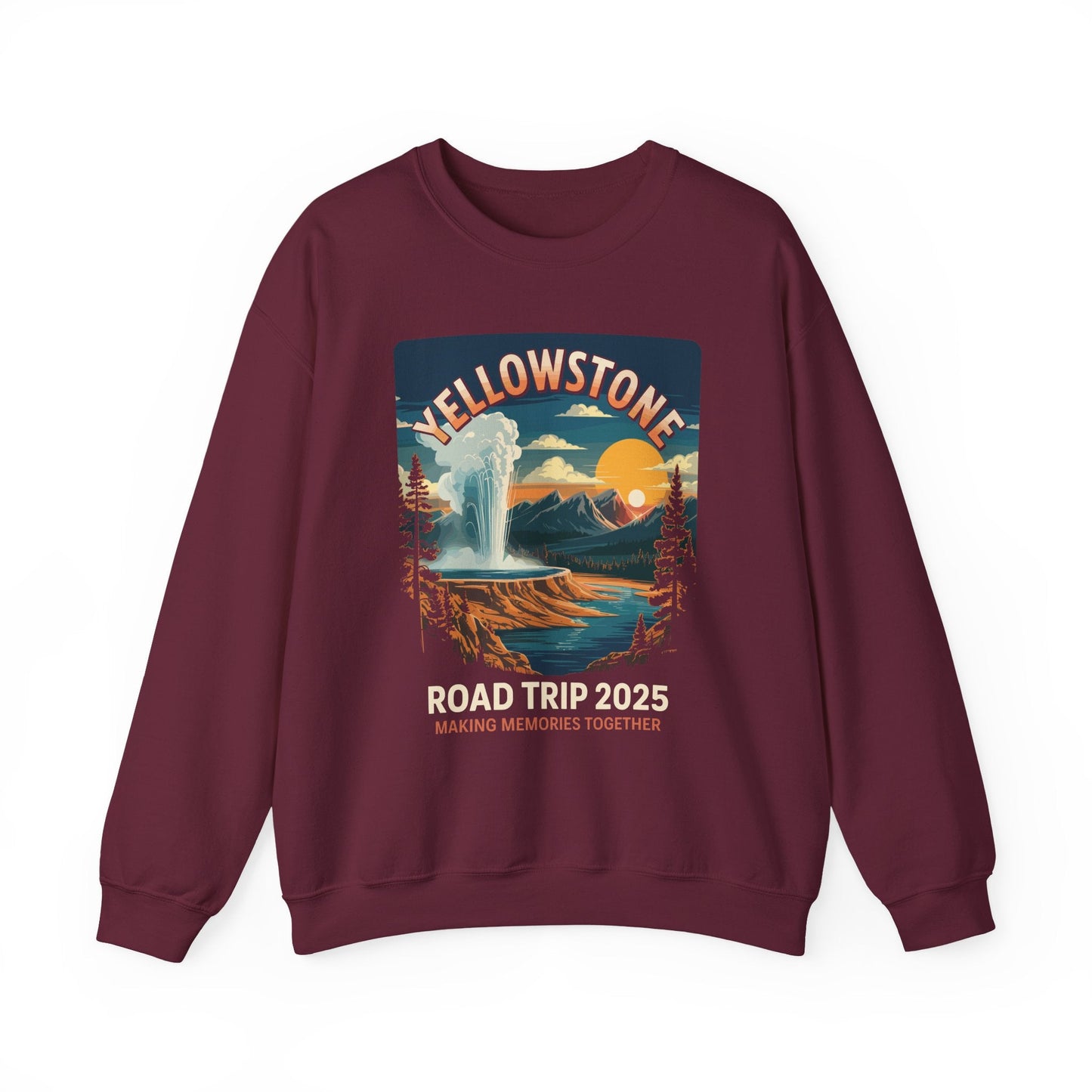 Yellowstone Family Road Trip 2025 National Park Outdoor Sweatshirt