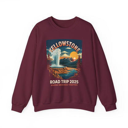 Yellowstone Family Road Trip 2025 National Park Outdoor Sweatshirt