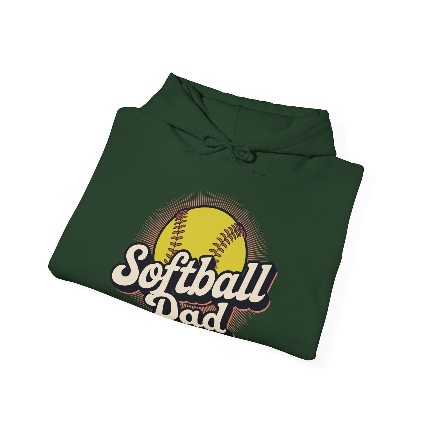 Funny Fathers Day Softball Dad Gift From Daughter Son Wife Hoodie