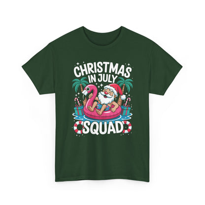 Christmas In July 2025 Squad Summer Beach Vacation Xmas Cool T-Shirt