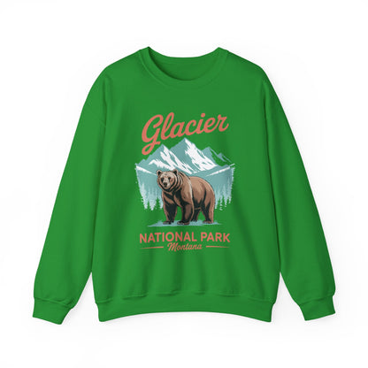 Glacier National Park retro Sweatshirt
